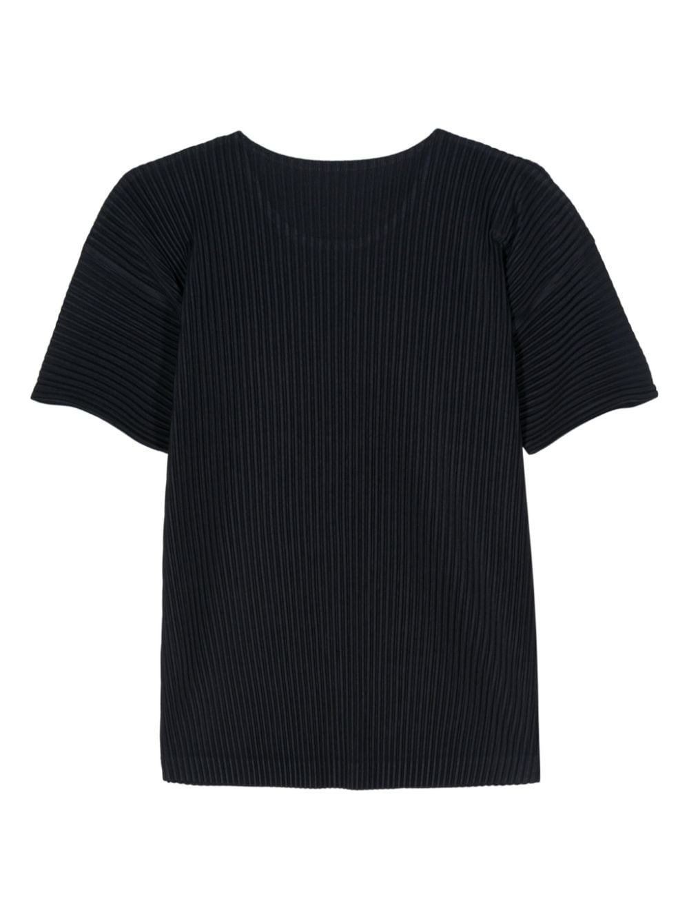 pleated short-sleeve T-shirt - 2
