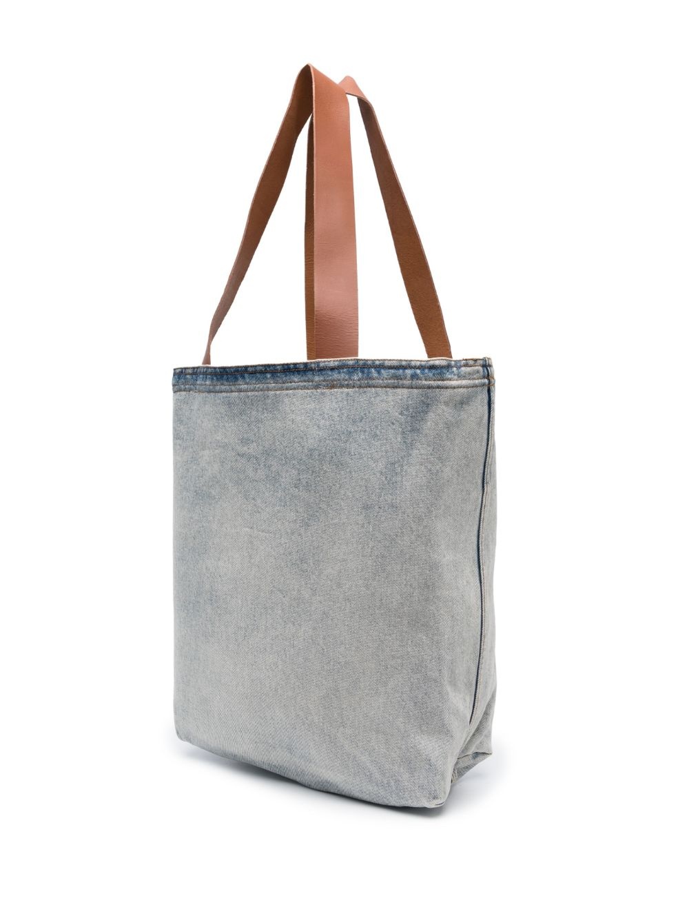 Paris' Best logo-embroidered denim tote bag - 3