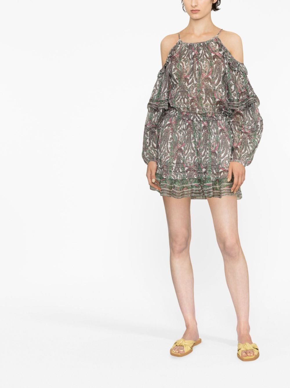 Gabinia printed off-shoulder dress - 2