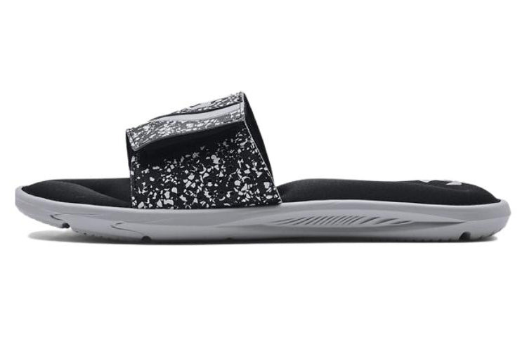 Under Armour Ignite 6 Graphic Strap Slide 'Black Mod Grey' 3024450-007 - 2