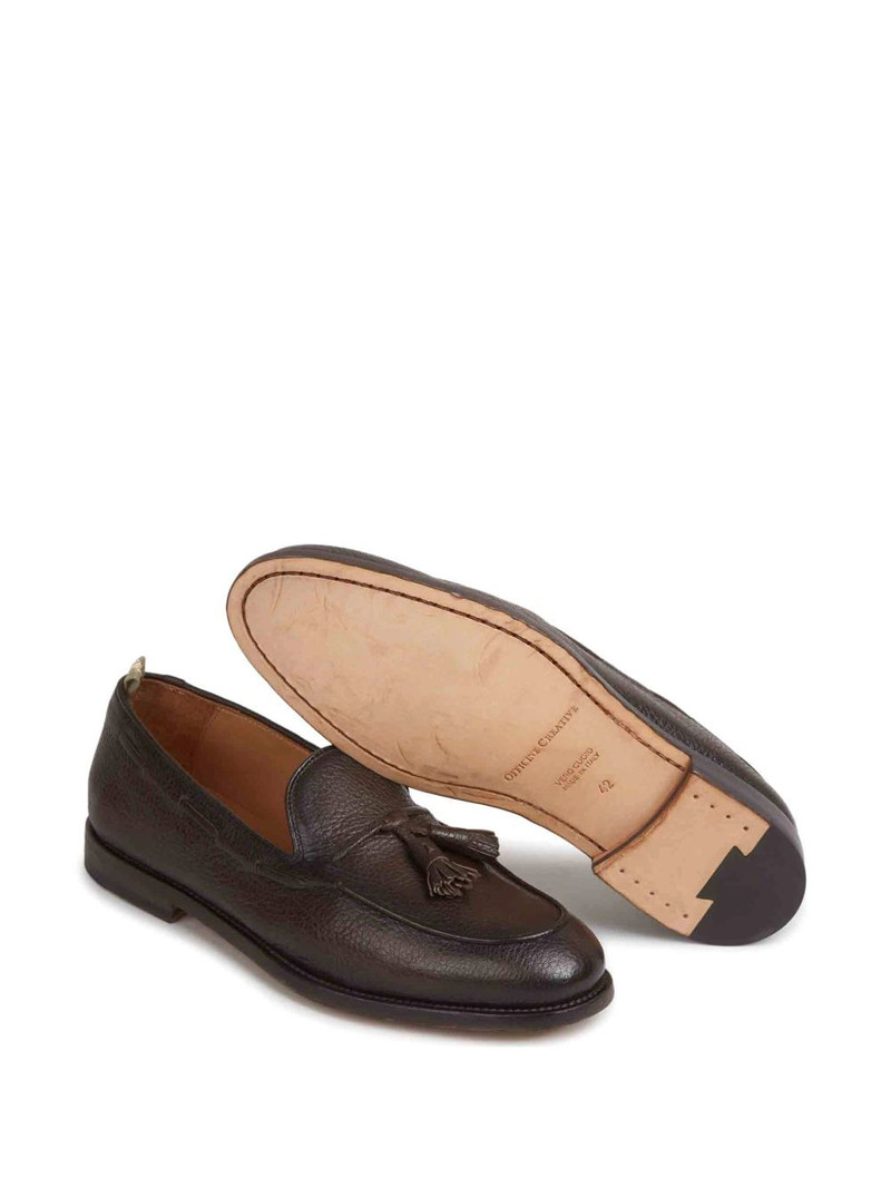 tassel-detail textured loafers 4