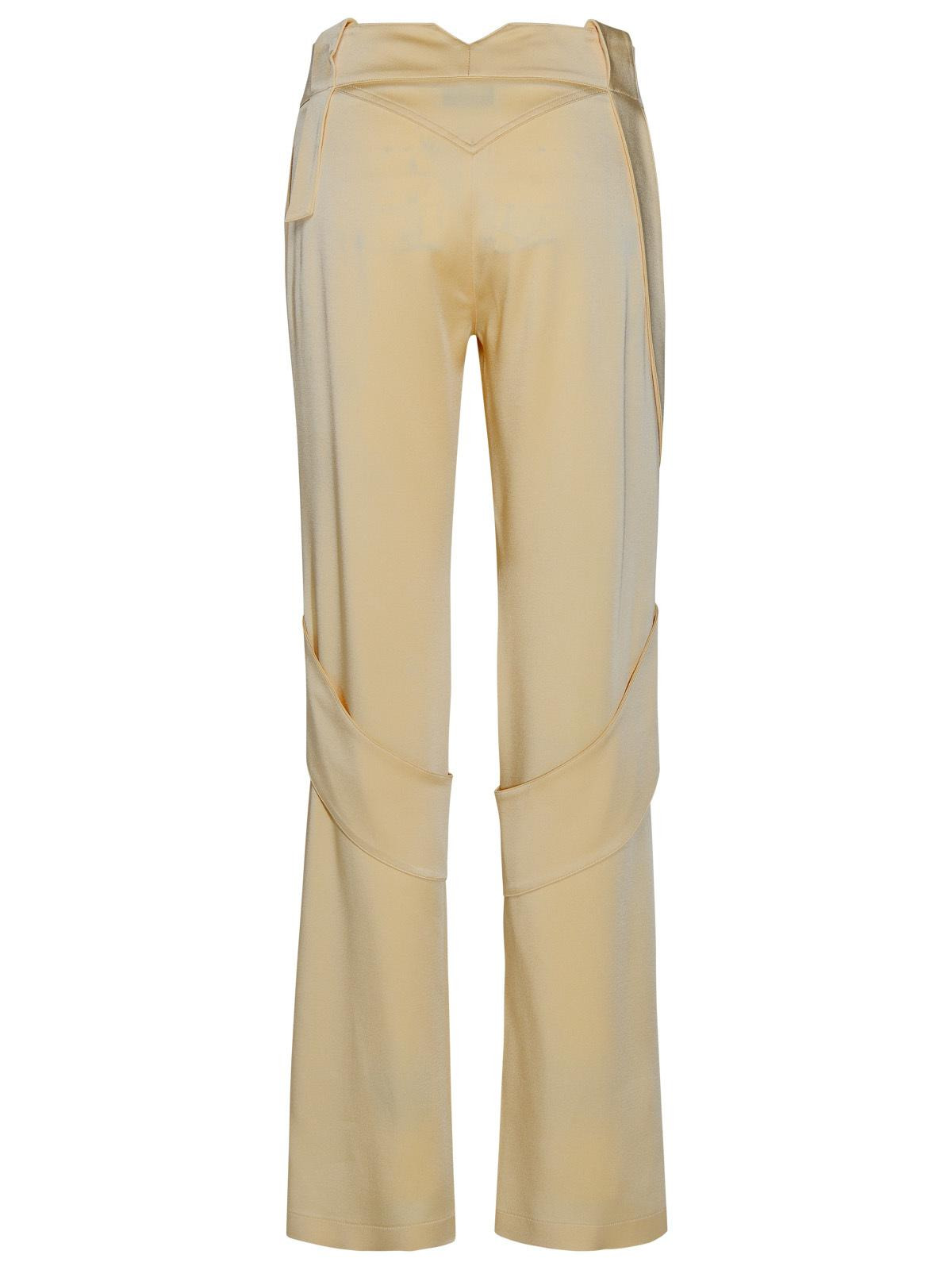 Blumarine Cream Acetate Blend Cargo Pants Women - 3