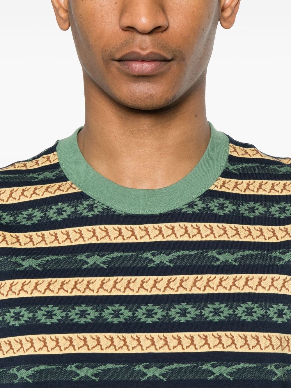 Chimayo-jacquard T-shirt - 4