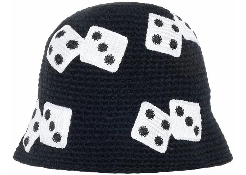 Stüssy Stussy Dice Knit Bucket Hat Black outlook