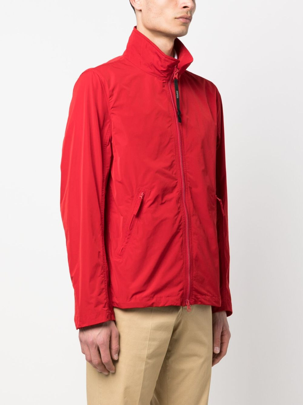 high-neck zip-up jacket - 3