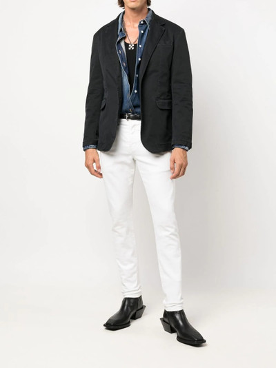 DSQUARED2 single-breasted cotton blazer outlook