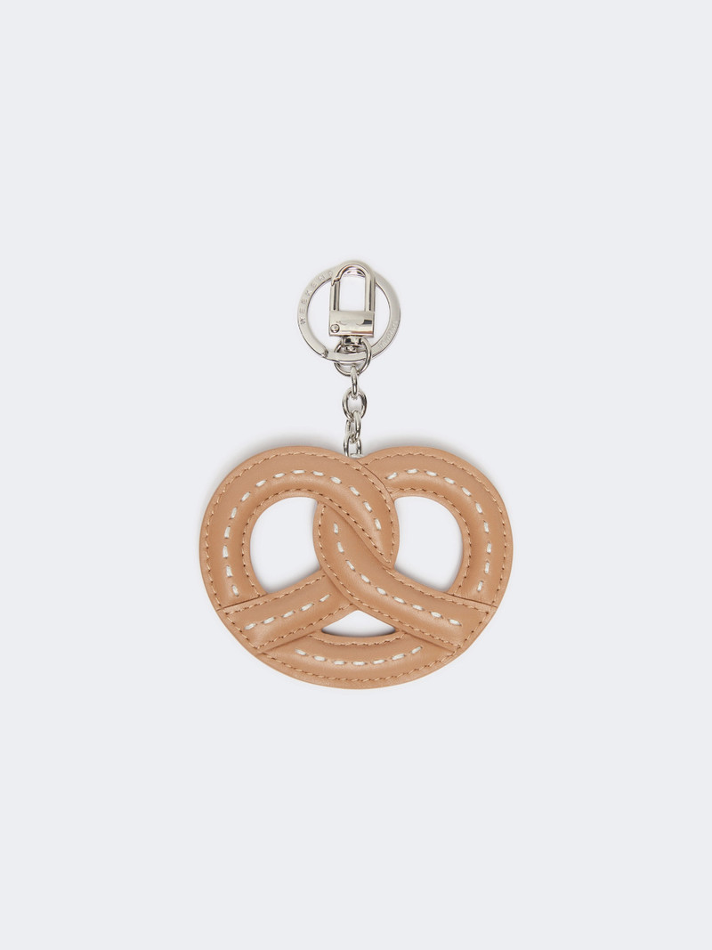 FANTINO Leather keyring - BEIGE PINK 1