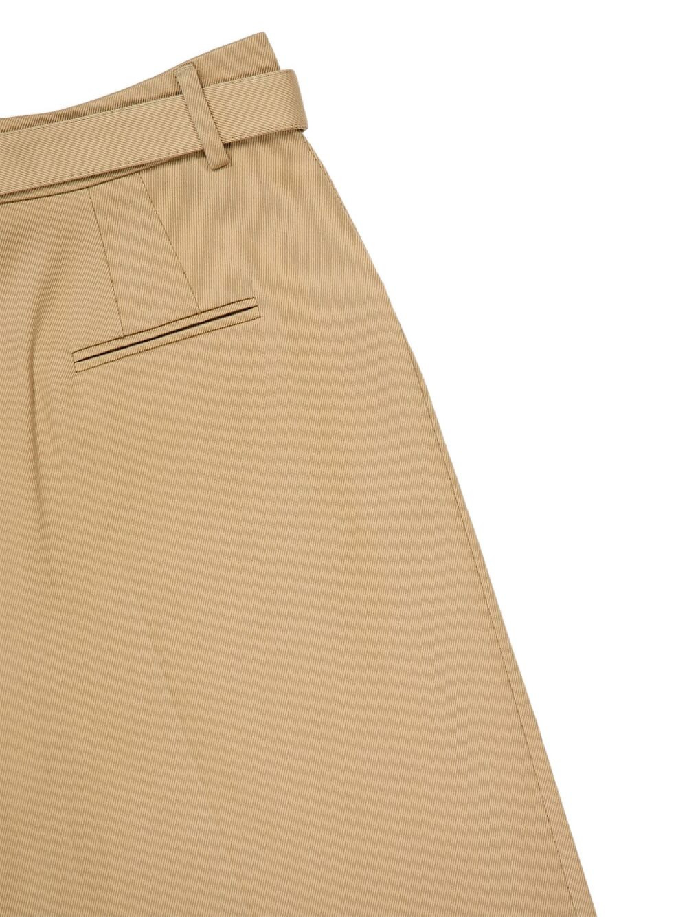 belted wide-leg trousers - 3