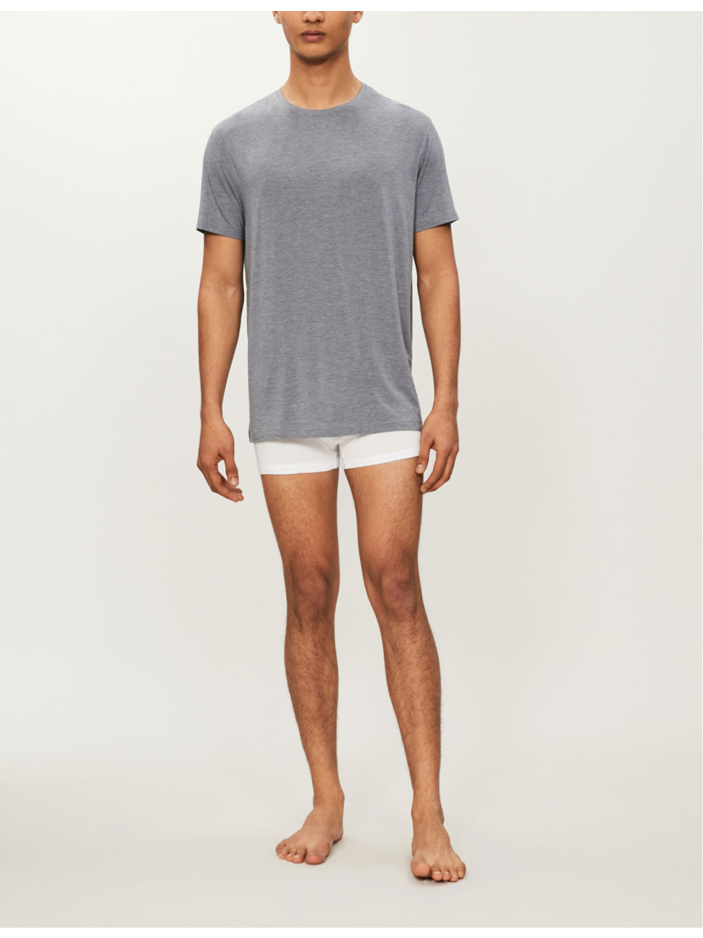 Basel crewneck stretch-modal T-shirt - 3