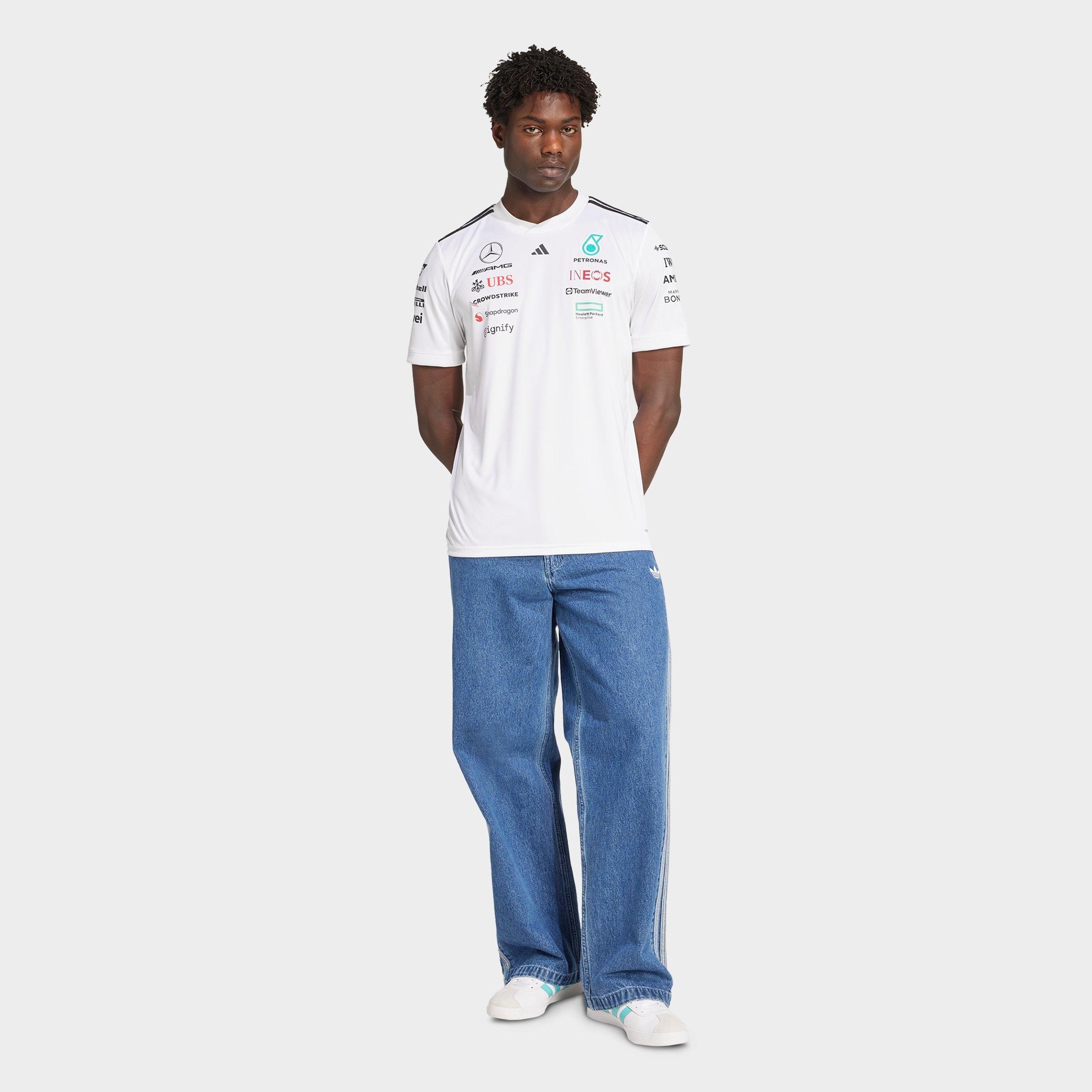 MEN'S ADIDAS X MERCEDES AMG PETRONAS FORMULA ONE TEAM DRIVER JERSEY - 2