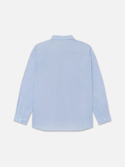 FRAME Relaxed Cotton Shirt in Light Blue outlook