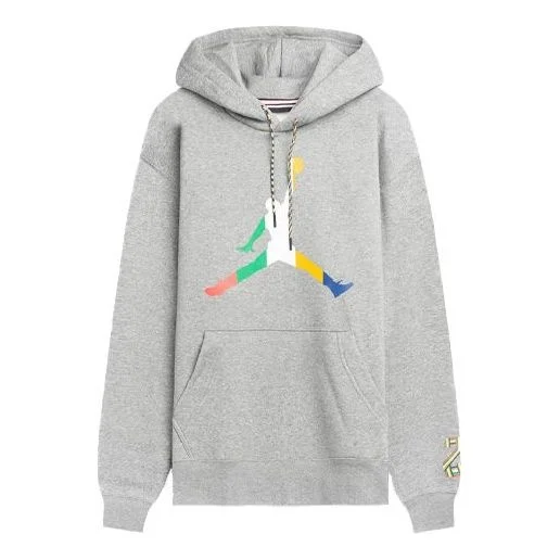 Air Jordan Sport DNA Large logo Printing Fleece Stay Warm Gray CK9573-091 - 1