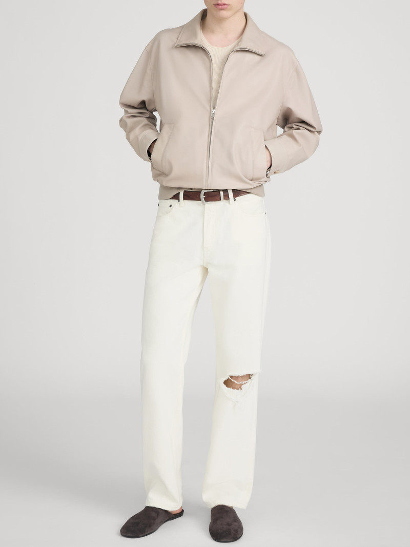 FRAME Leather Bomber Jacket outlook
