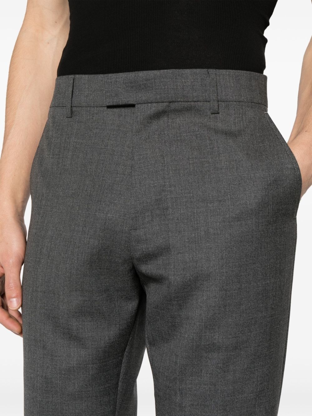 tailored virgin wool trousers - 5