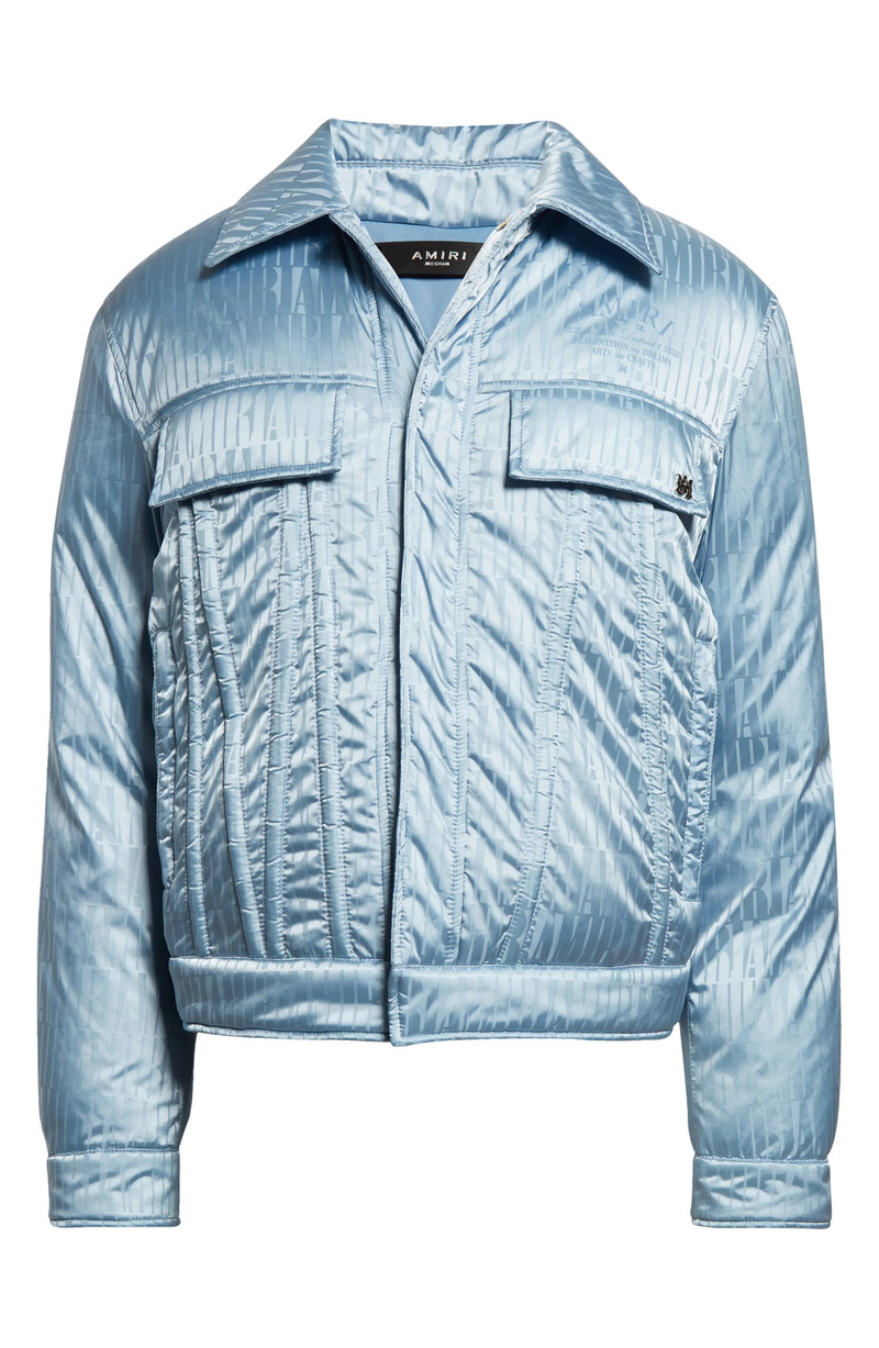 Monogram Jacquard Padded Trucker Jacket 6