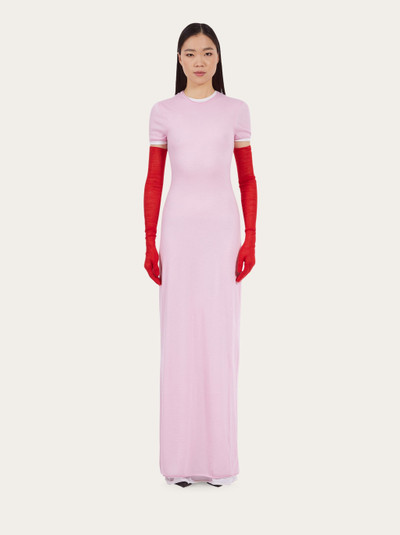 FERRAGAMO Long knitted dress outlook