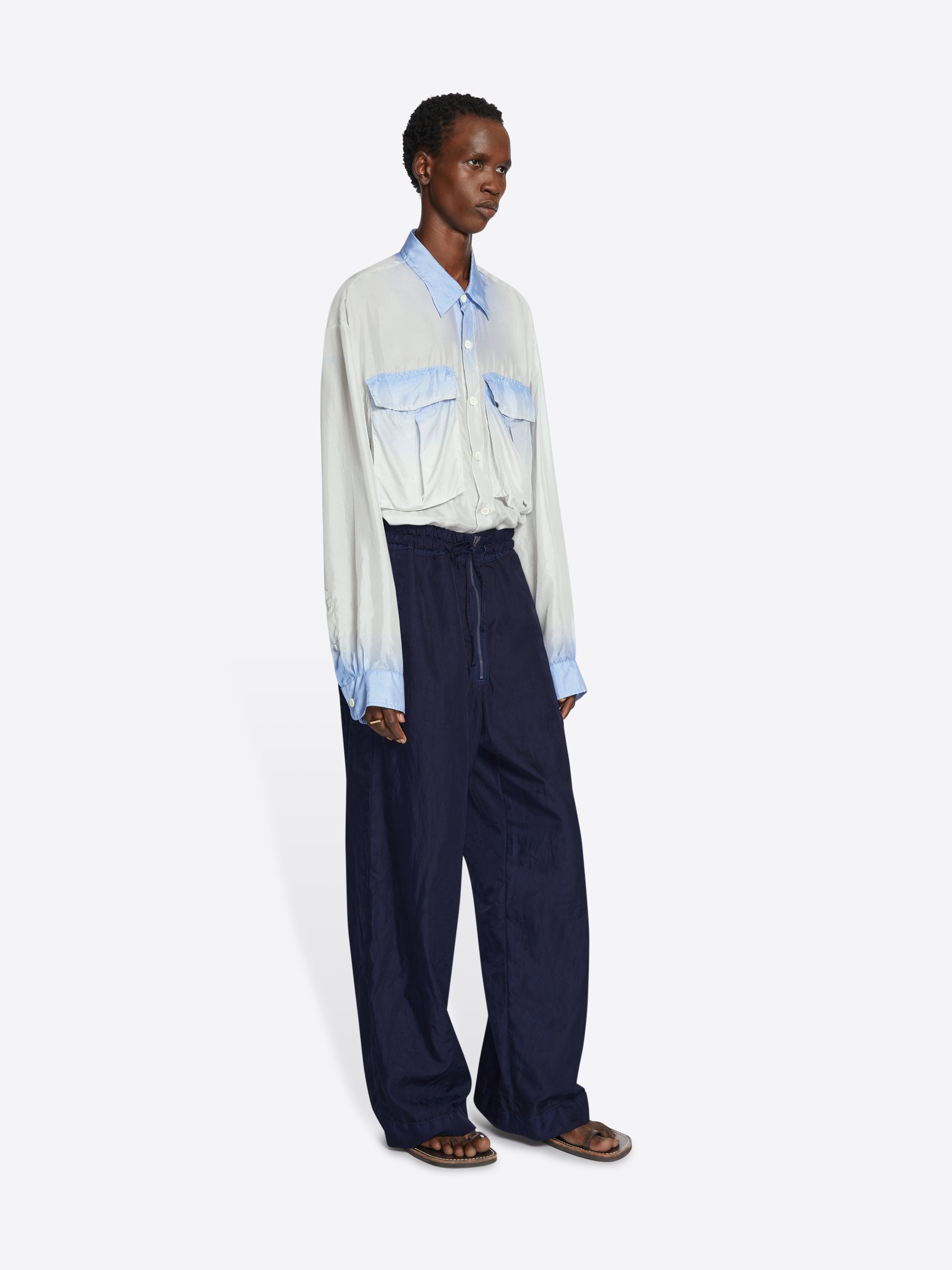 OVERSIZED SILK SHIRT - 3