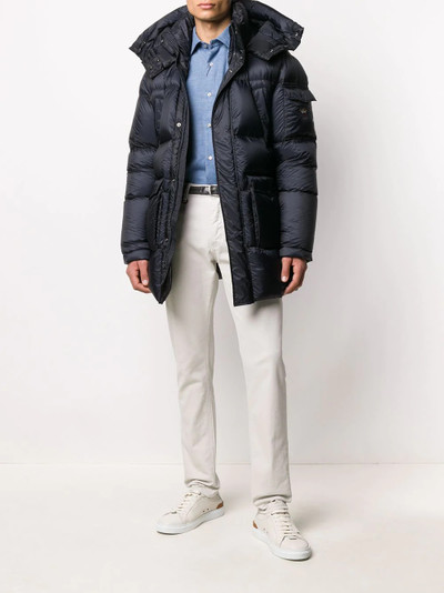 Paul & Shark quilted hooded coat  outlook