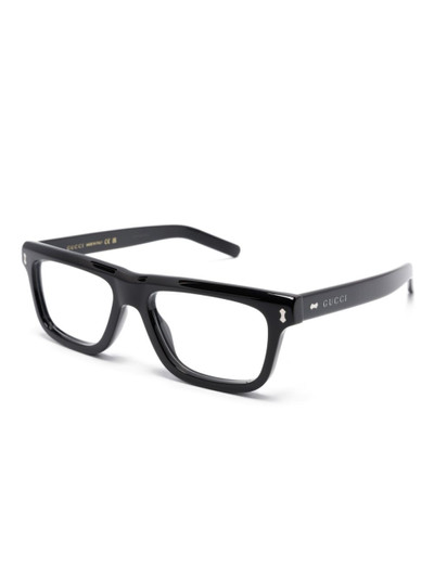 GUCCI square-frame glasses outlook