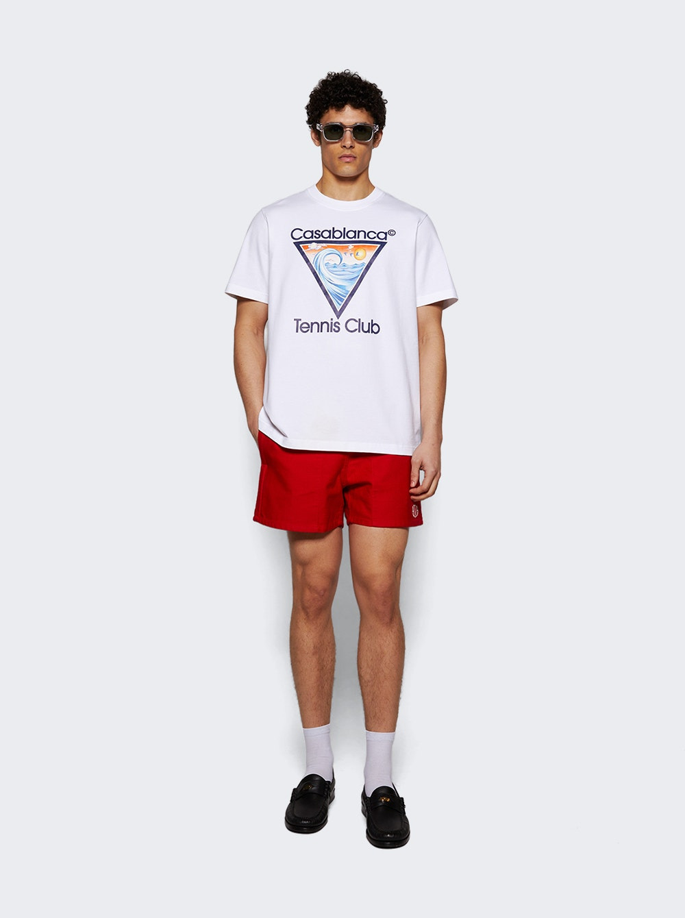 Tennis Club Icon Printed Tee White - 5