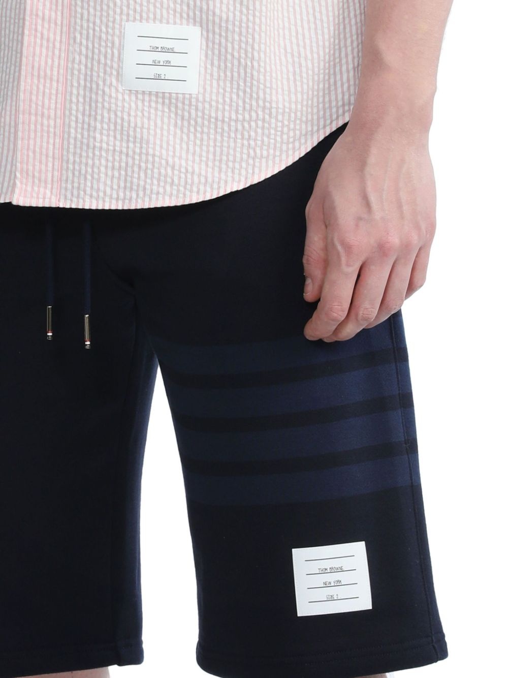 4-Bar loopback track shorts - 5