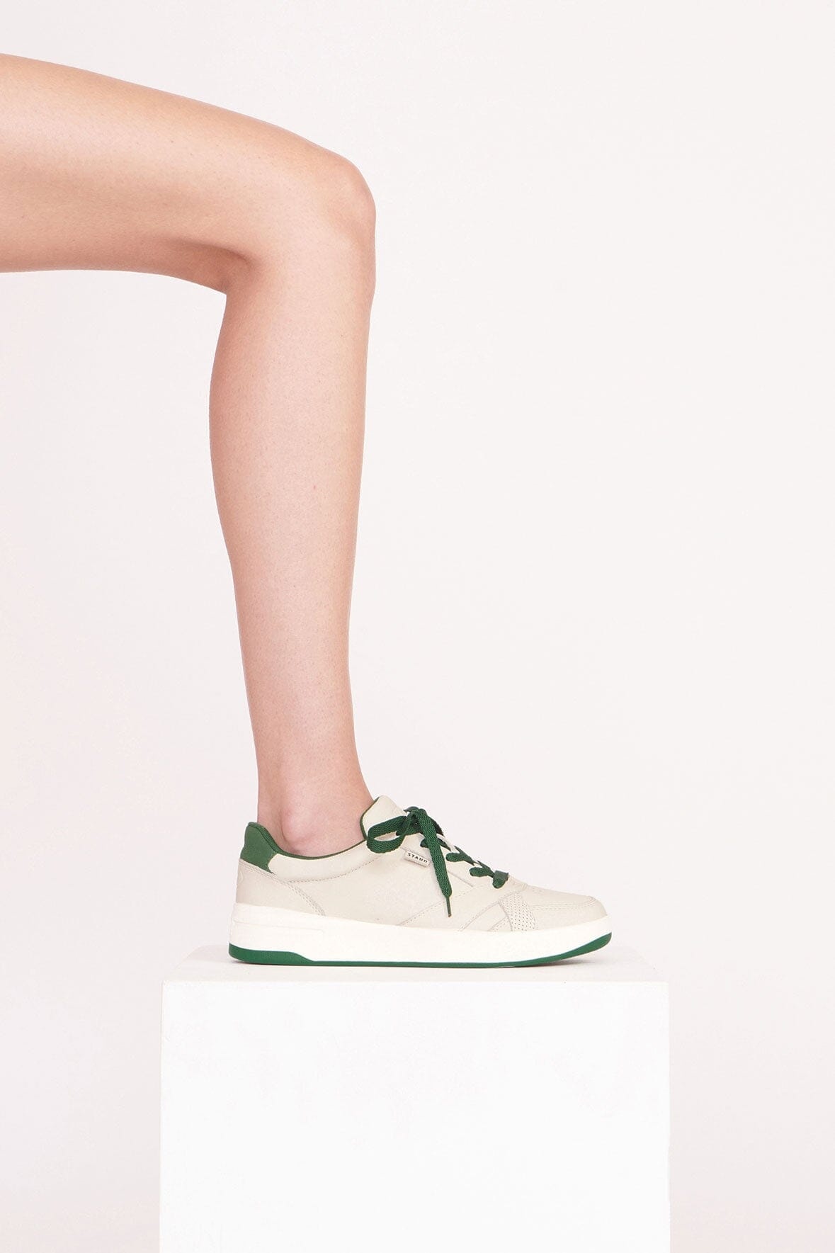 KEDS x STAUD THE COURT SNEAKER CREAM GREEN - 5