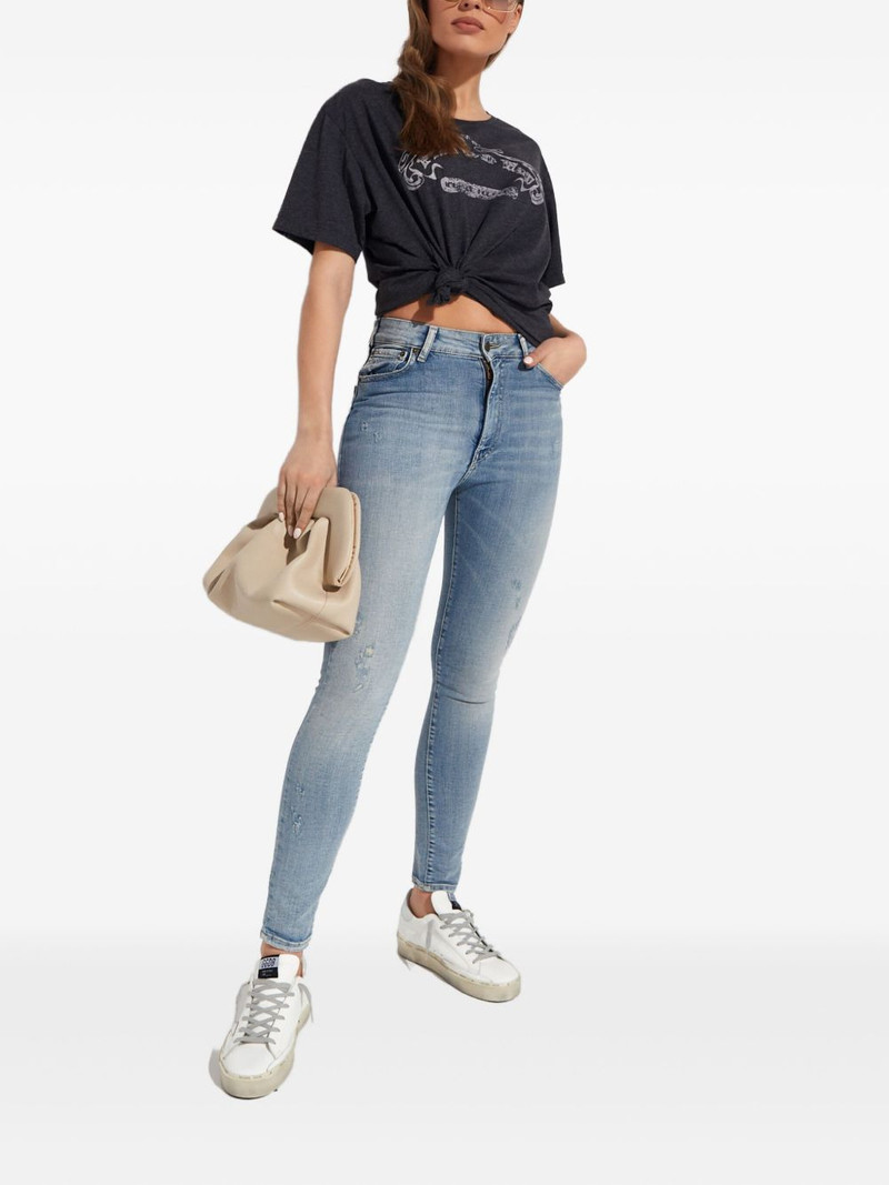 ONE TEASPOON crew neck T-shirt outlook