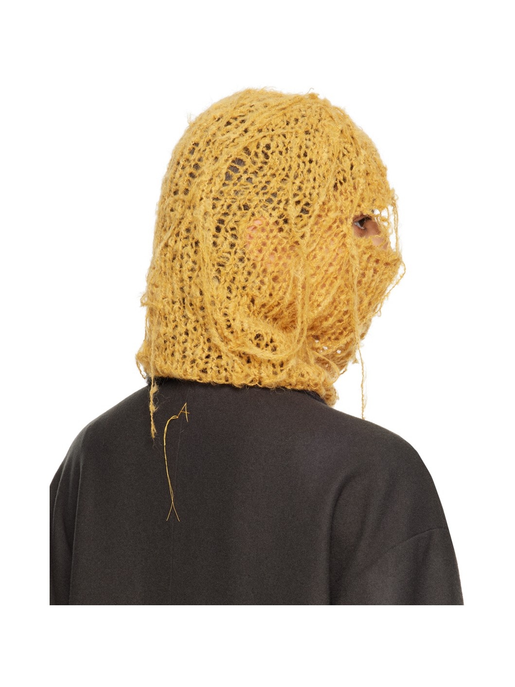 Yellow Loose Thread Balaclava - 3