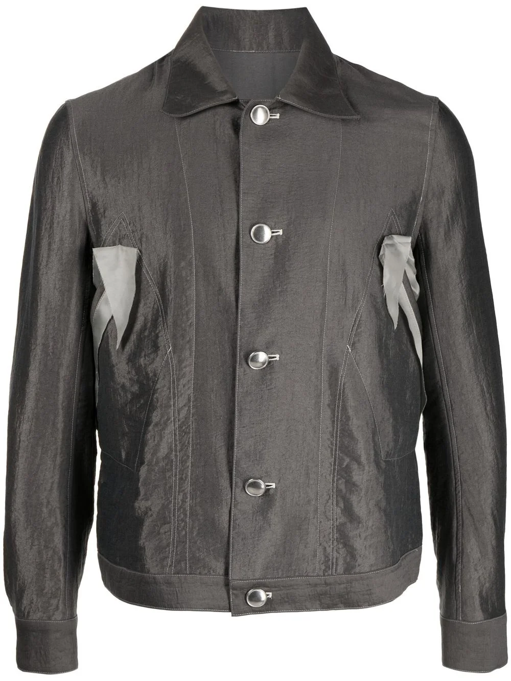 button-up long-sleeved shirt - 1