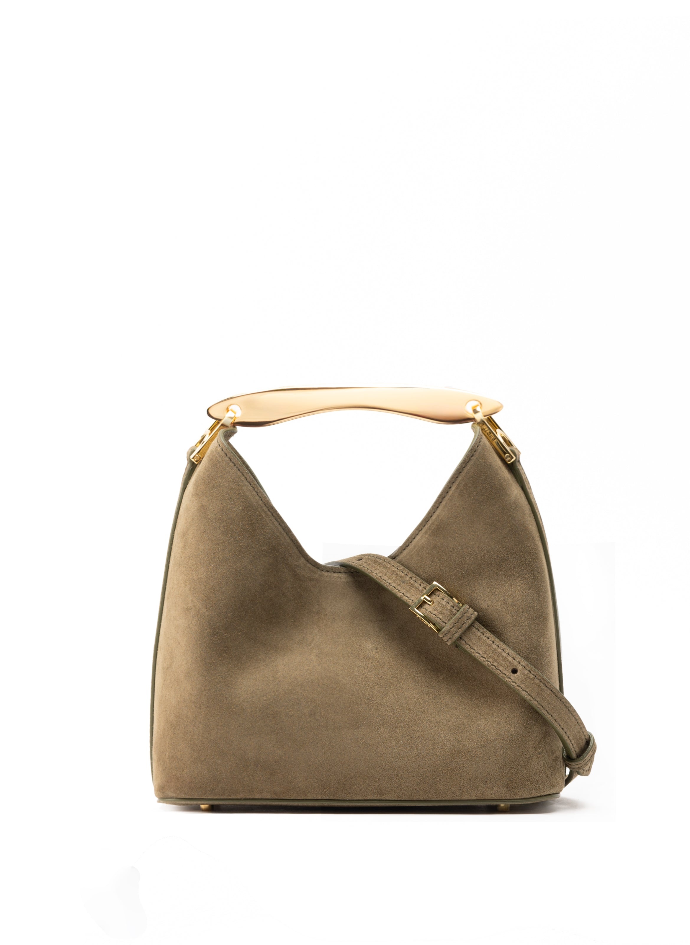 Small Boomerang Suede Truffle - 3