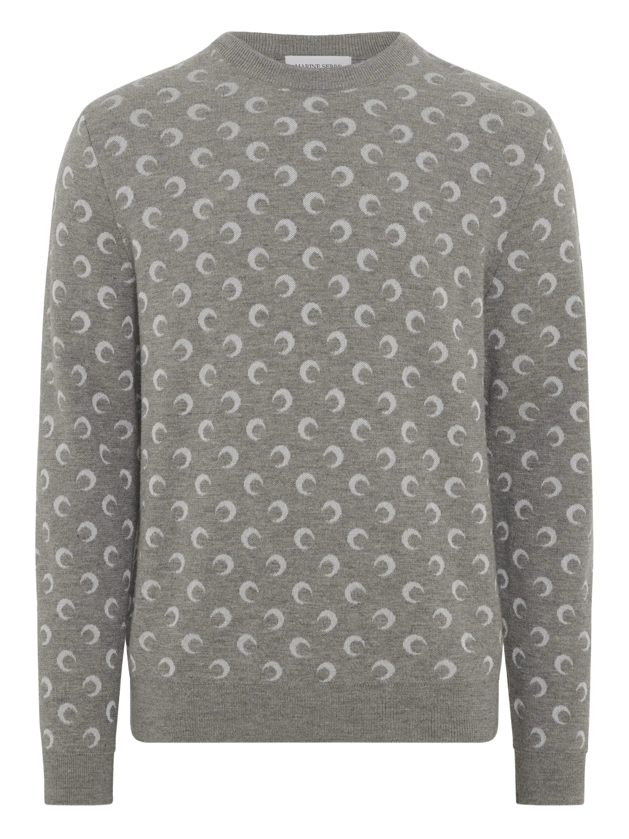 Marine Serre Moon-jacquard Sweater - 1