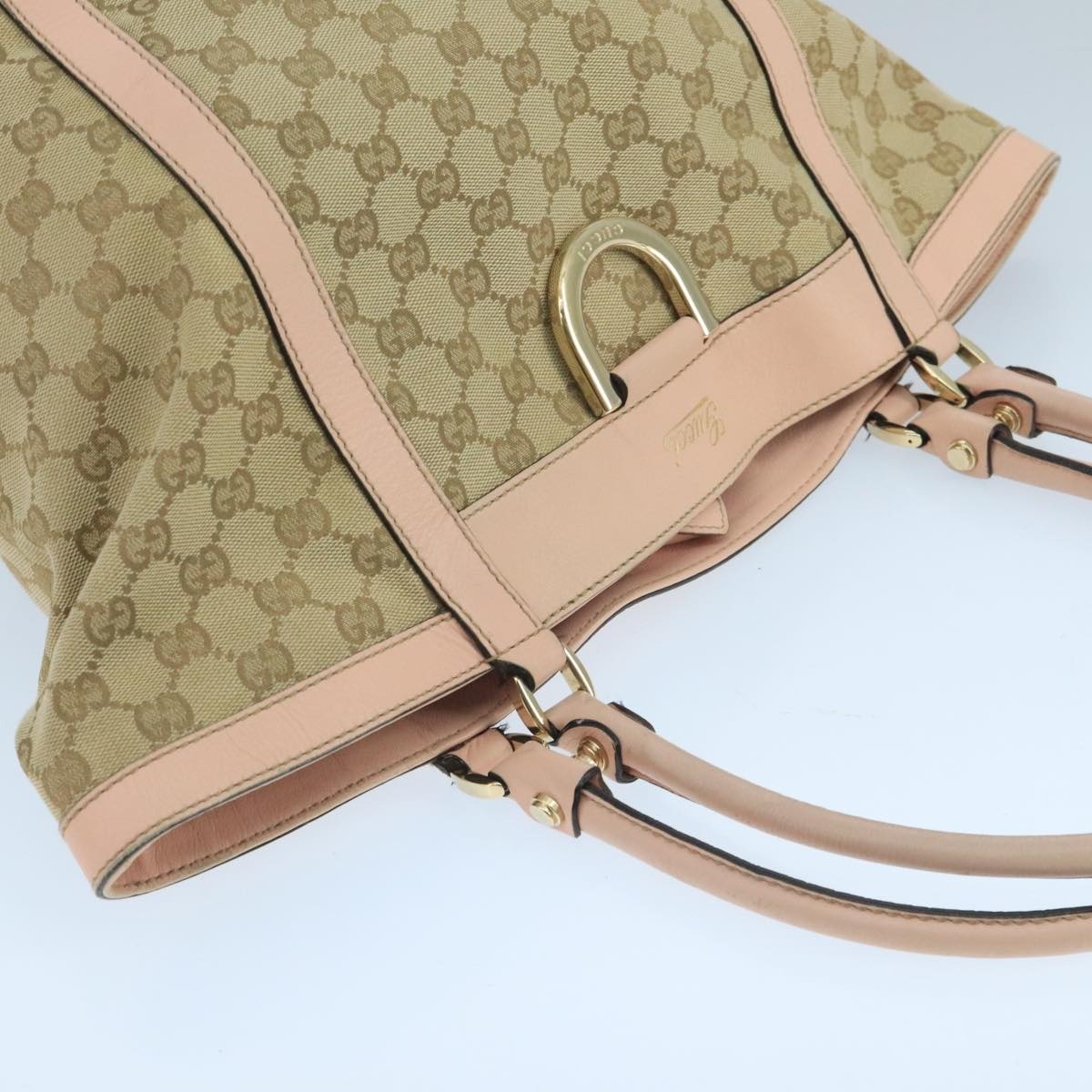 GUCCI GG Canvas Tote Bag Beige - 6