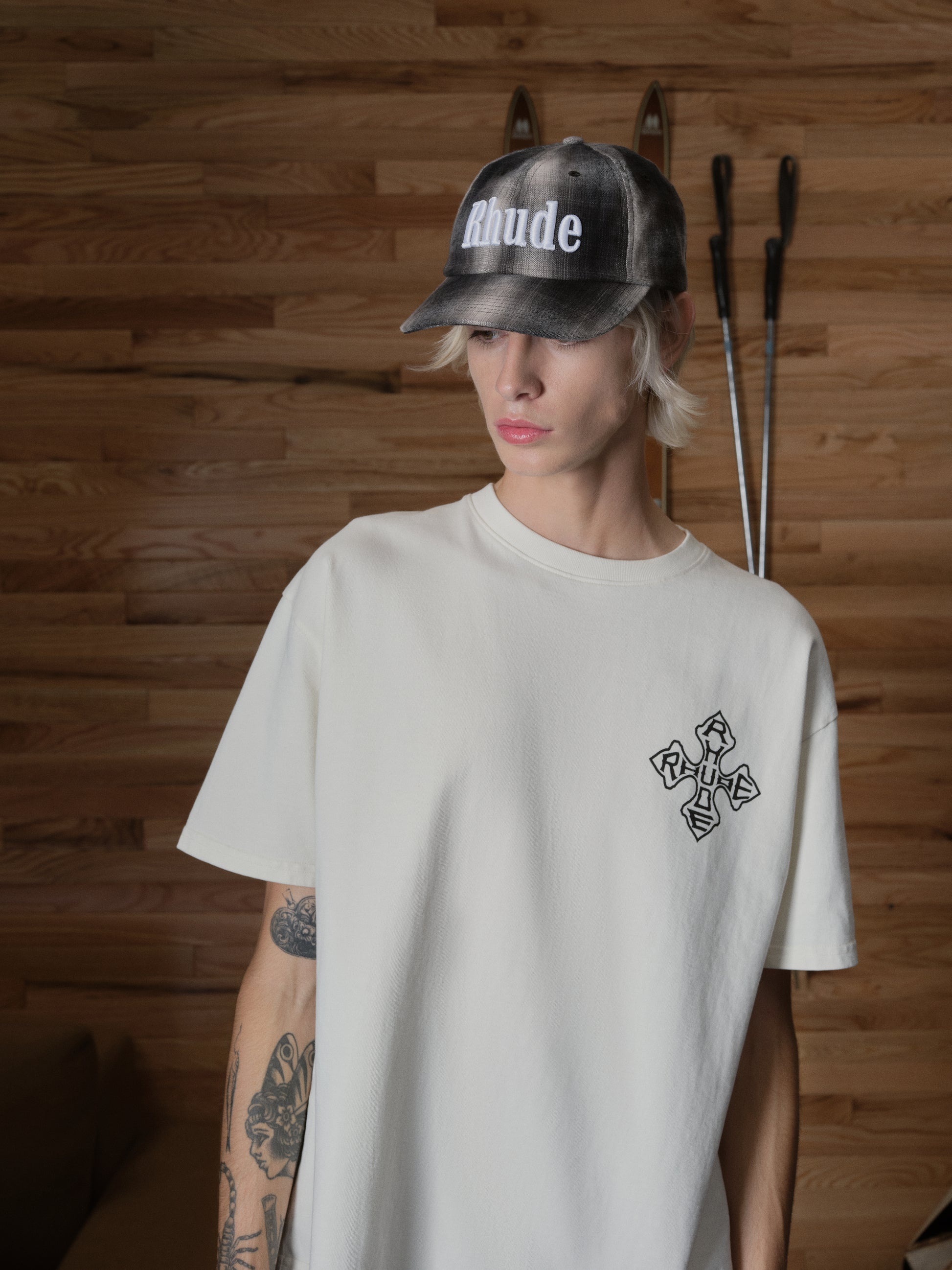 LOGO FLANNEL 6-PANEL HAT - 3