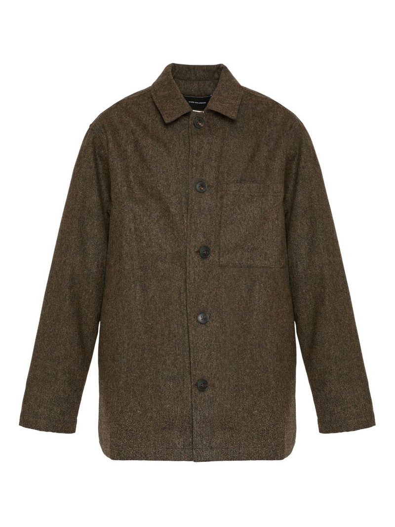 tweed shirt jacket 1