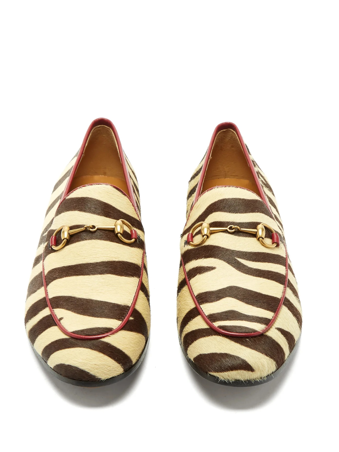 Jordaan tiger-print leather loafers - 5