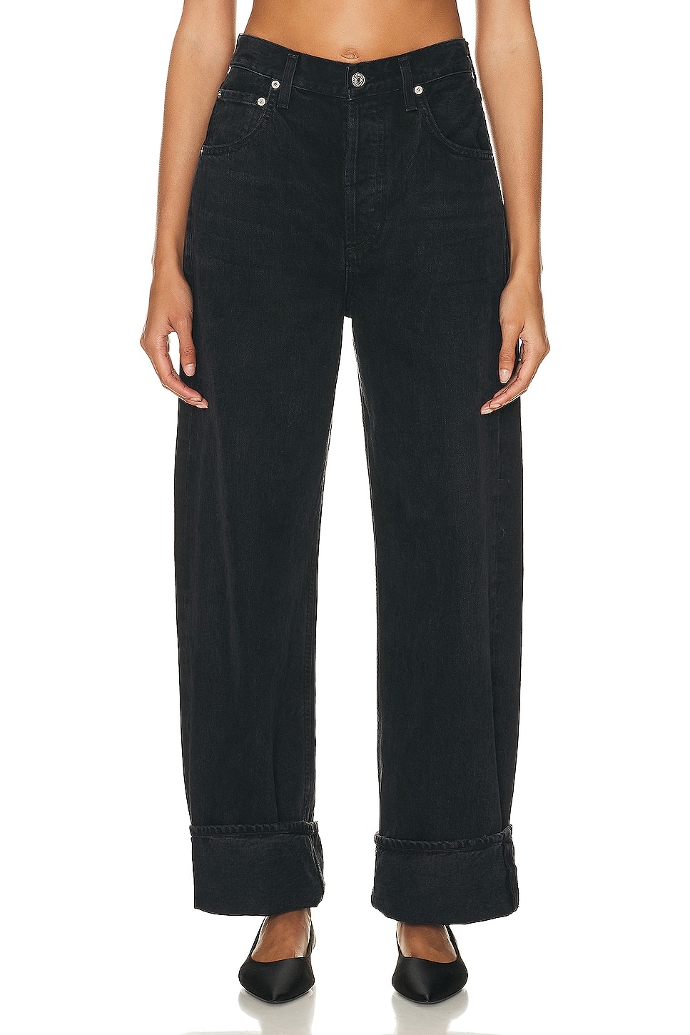 Ayla Baggy Cuffed Crop - 2