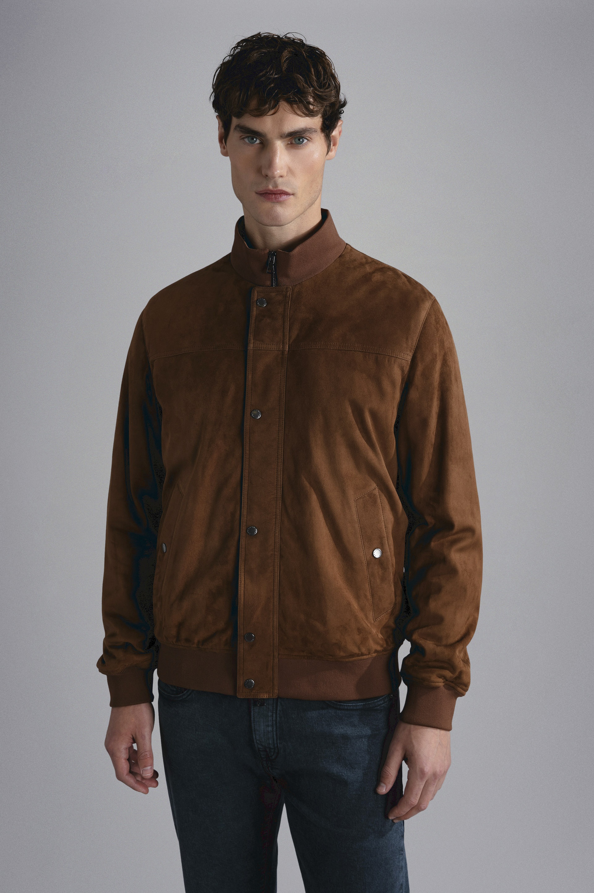 AQUALEATHER SUEDE BOMBER JACKET - 8