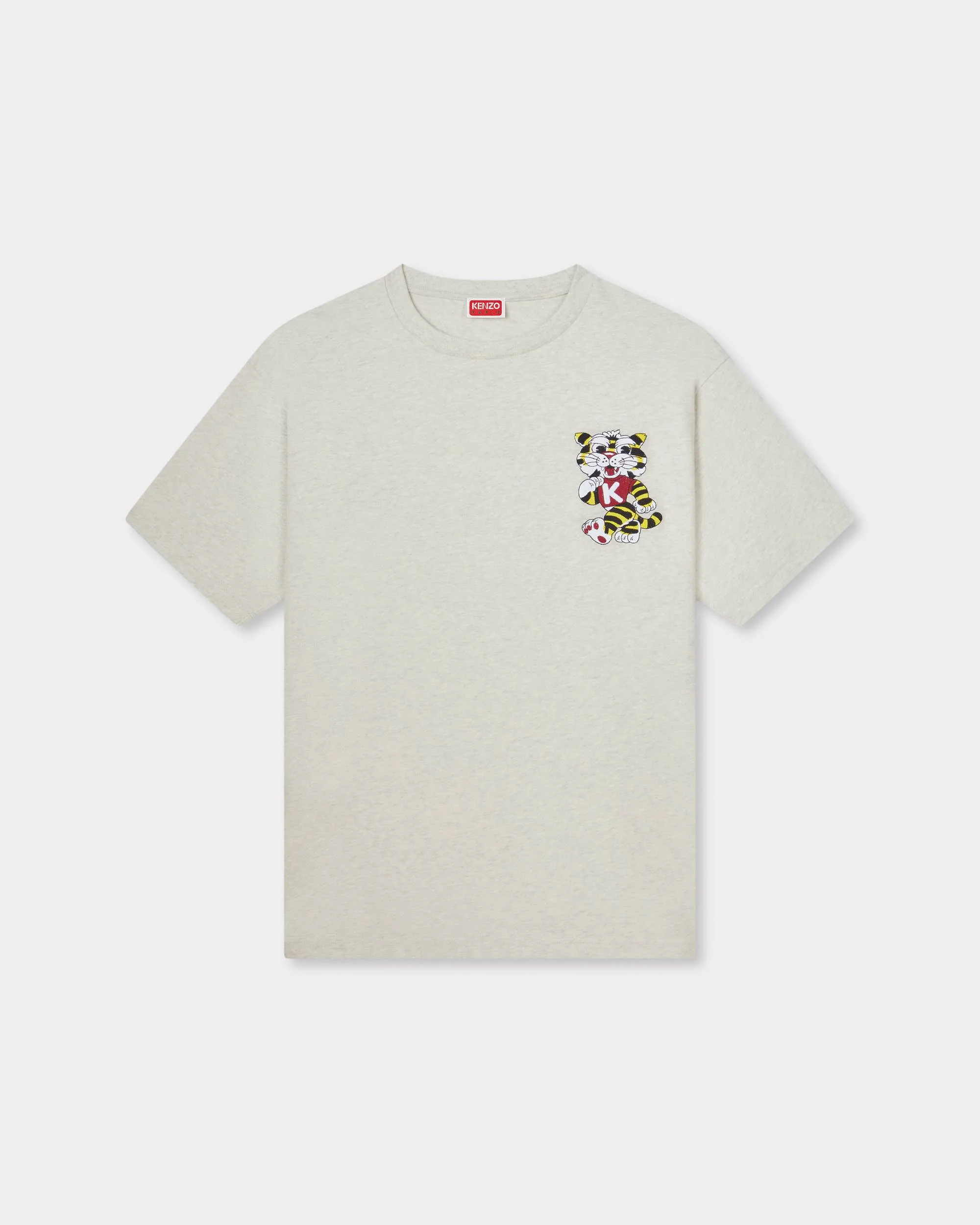 'KENZO Wild Tiger' embroidered oversized T-shirt in cotton - 1