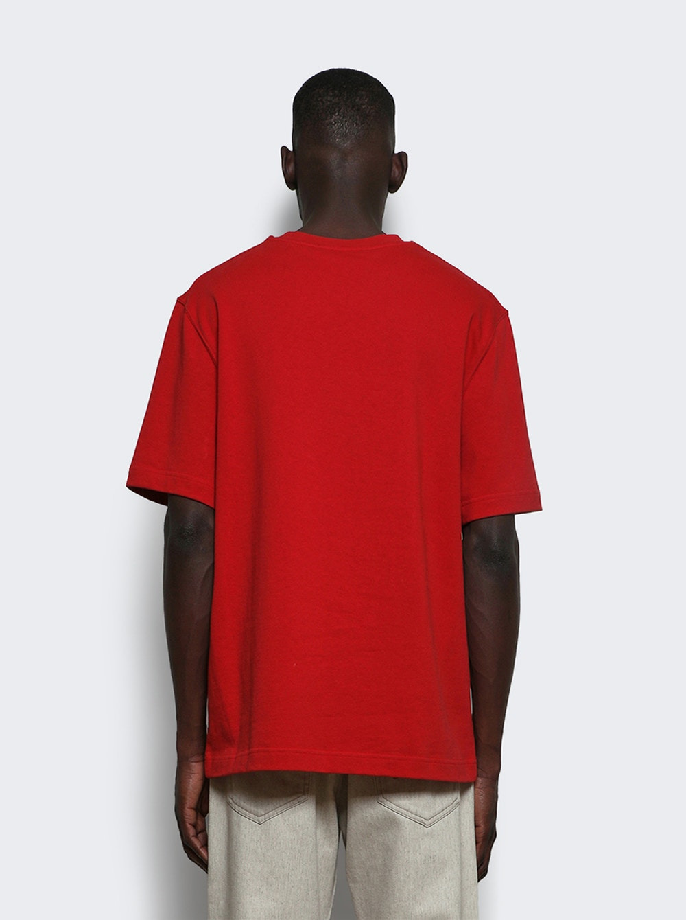 Le Tee Gros Grain Dark Red - 4