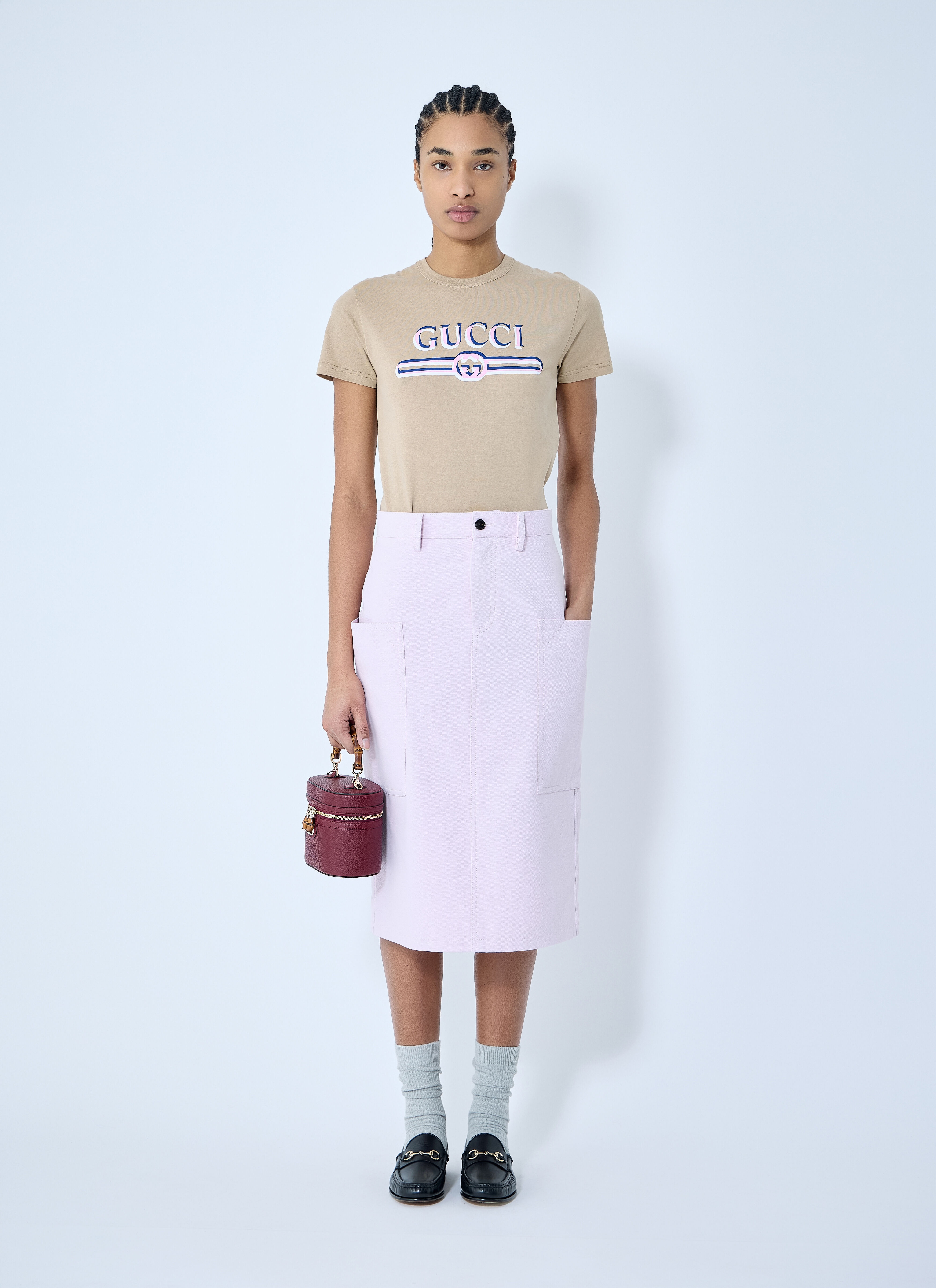 Cotton Canvas Delavé Skirt - 2