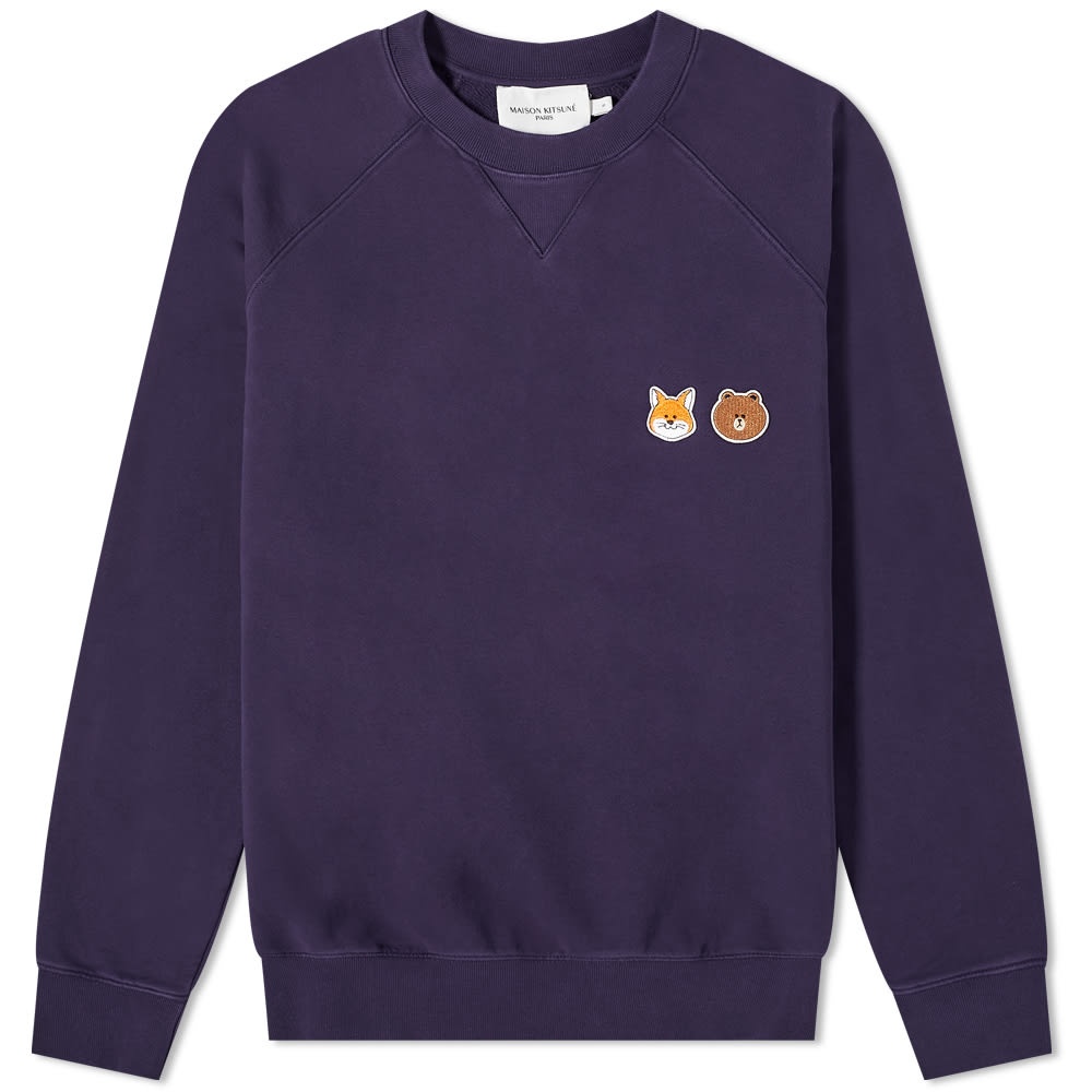 Maison Kitsuné x Line Friends Kitsuné Small Patch Crew Sweat - 1