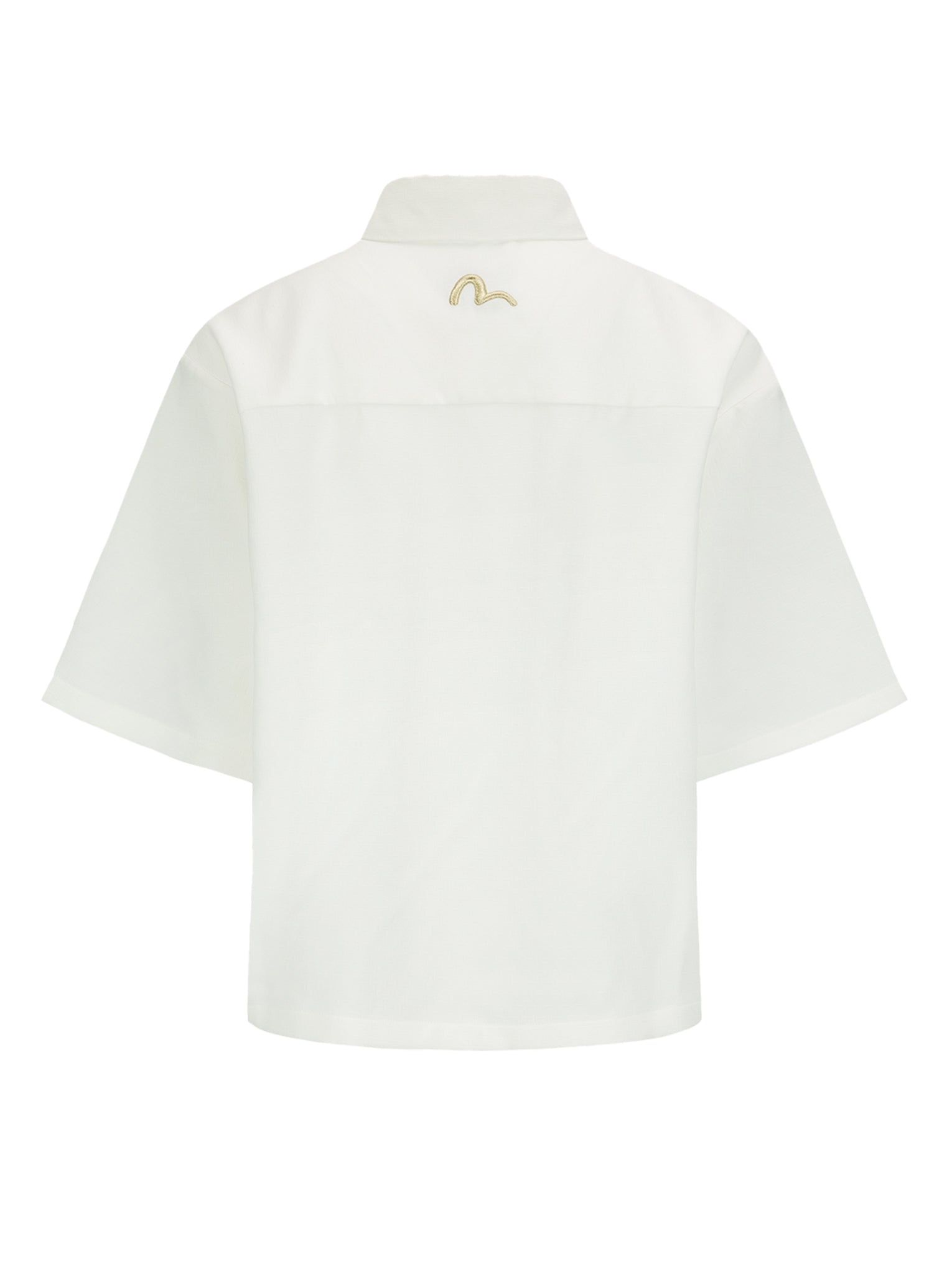 Seagull Embroidery Loose-fit Shirt - 14