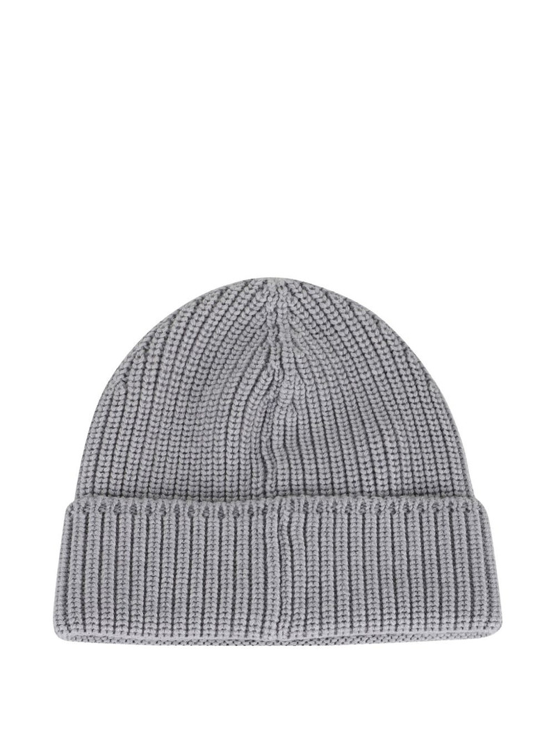 Canada Goose logo-patch ribbed beanie outlook