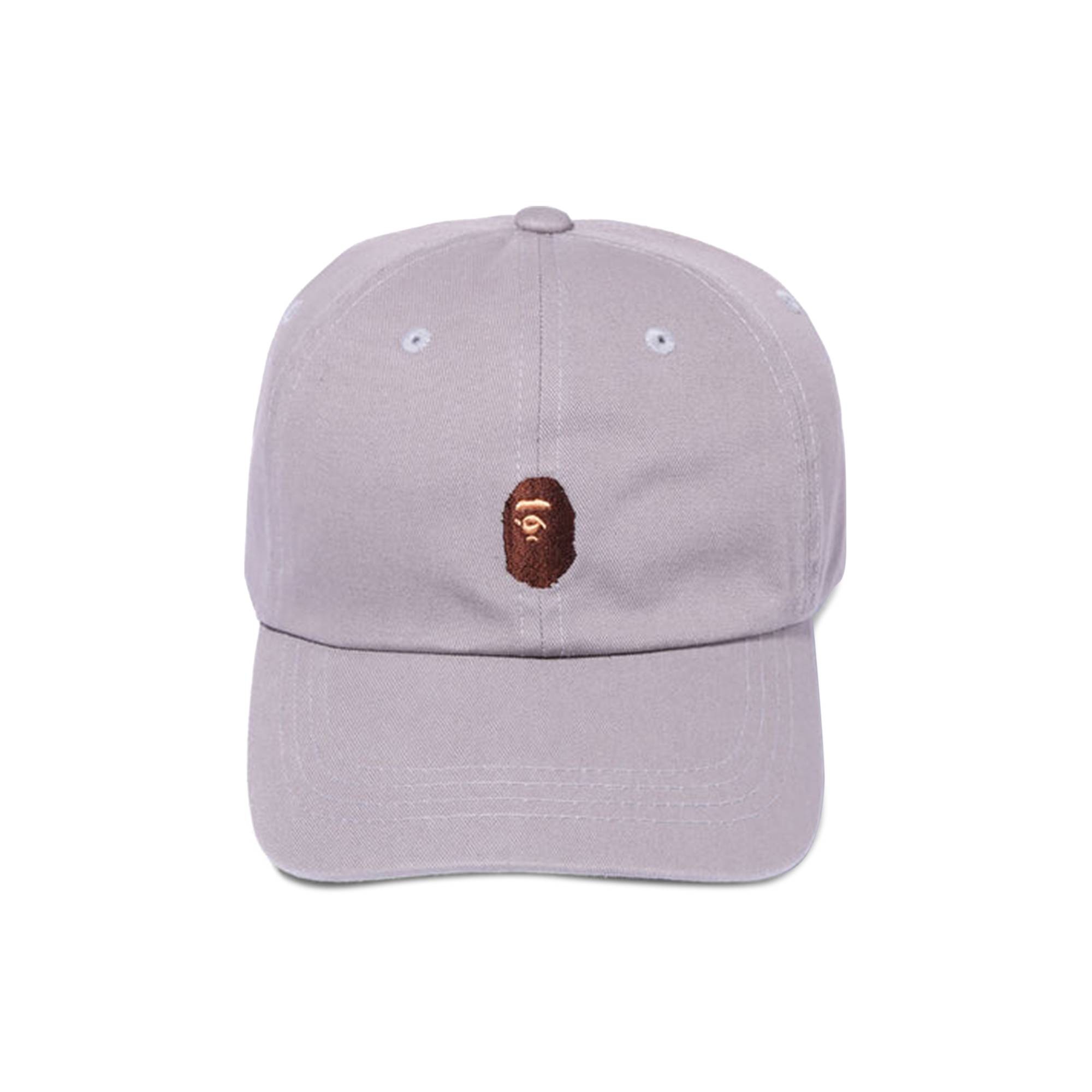 BAPE Ape Head One Point Panel Cap 'Grey' - 1