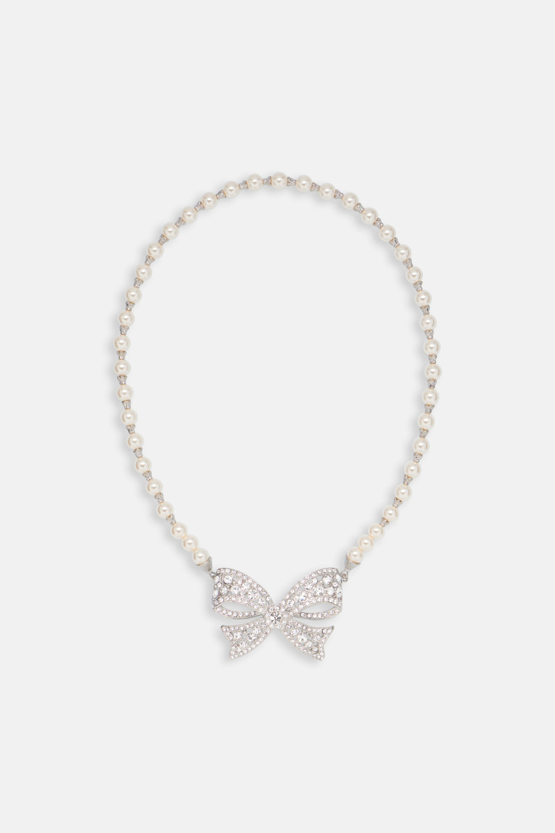 PEARL NECKLACE WITH BOW 1