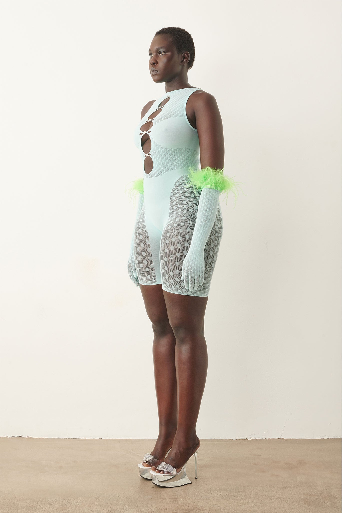 JETTA JUMPSUIT X GWENEVERE GLOVES SET SOFT TURQUOISE - 7