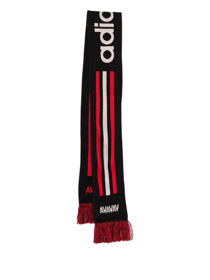 x Avavav Souvenir striped fringed scarf 1