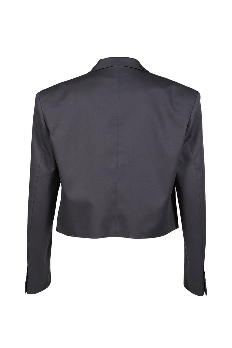 LU'U DAN SLASHED BLAZER / SLATE GRY outlook