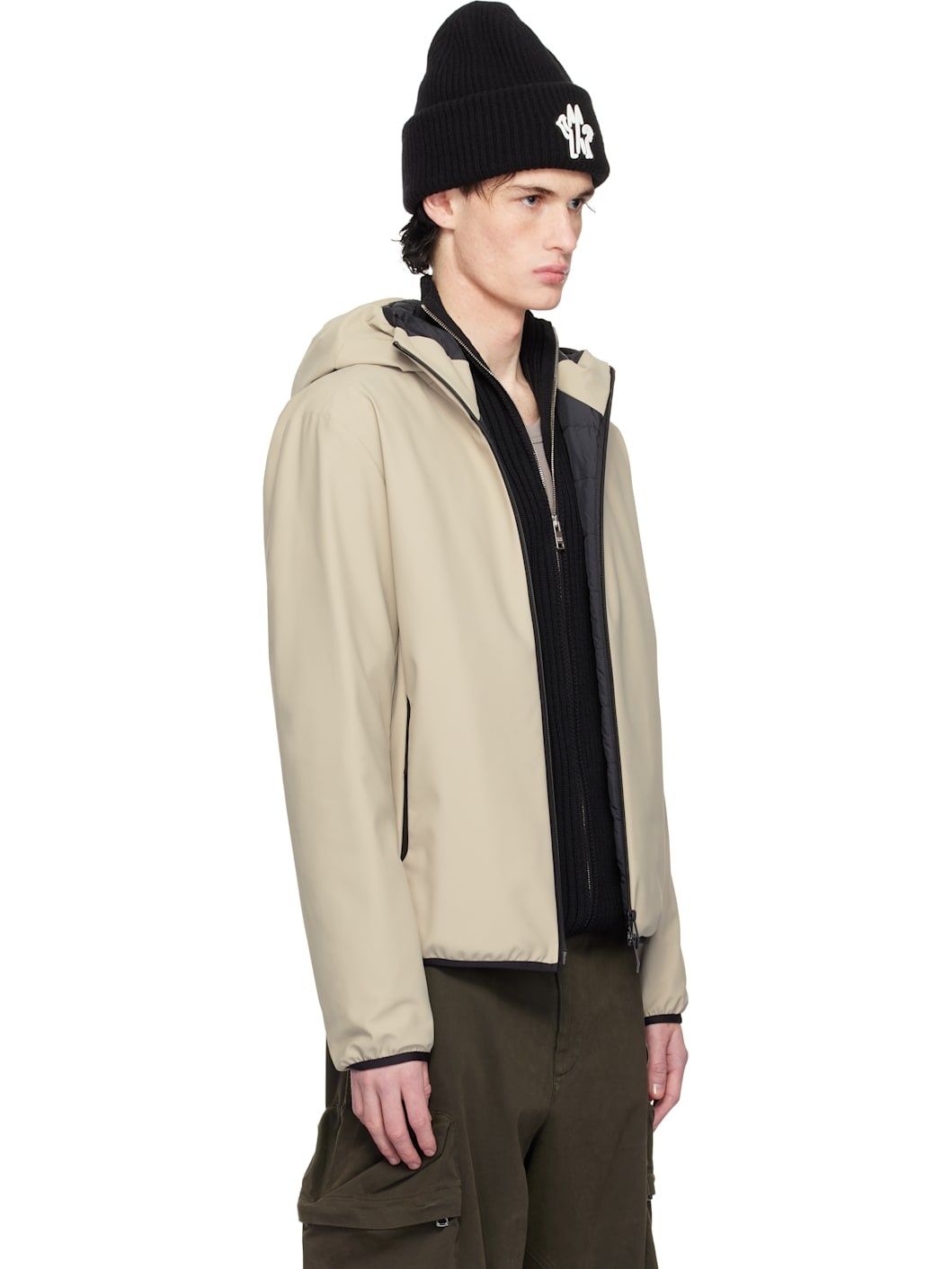 Beige Chalves Down Jacket - 2