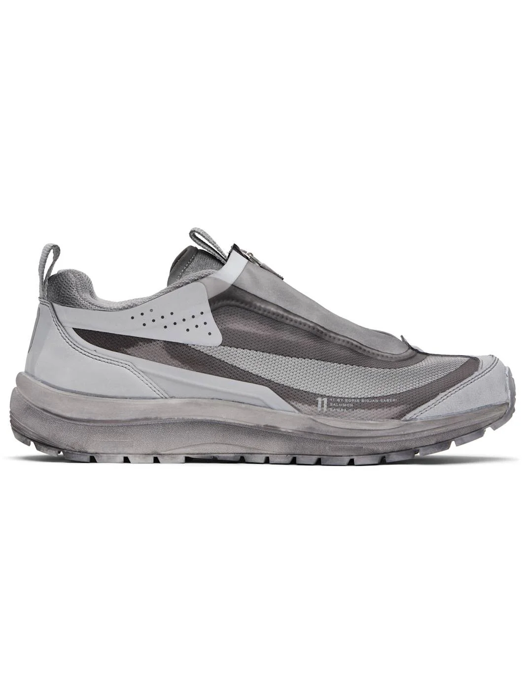 Gray Salomon Edition Bamba 2 Low V2 Sneakers - 1